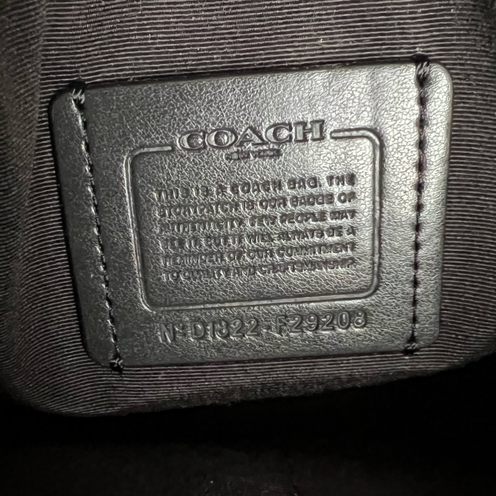 NWT!! Coach Purse Black and Brown - Picture 12 of 12